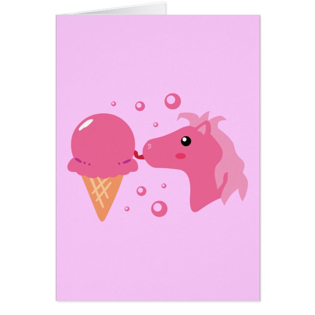 Cartão Sorvete Pony (Frente)