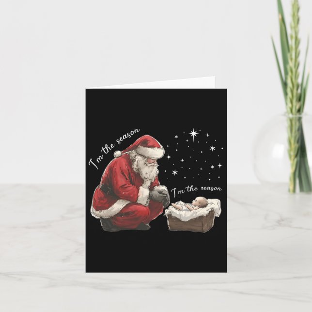 Cartão Sou A Estação Sou A Razão Jesus Cristão Chri (Frente)