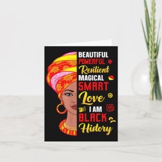 Cartão Sou a História Negra Mulheres História Negra Celeb