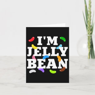 Cartão Sou a Jelly Bean Halloween Candy Costume