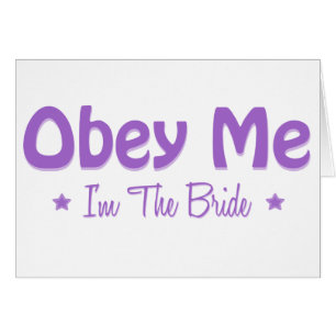 Cartão Sou a noiva!