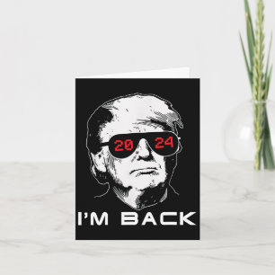 Cartão Sou Ck Trump 2024 Patriotic Take America Ck Electi