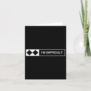 Cartão Sou Difícil Ski Snowboard Engraçado Snowboard Win