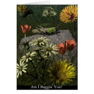 Cartão Sou eu Buggin você?