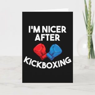 Cartão Sou Mais Simpático Depois do Treino de Kickboxing