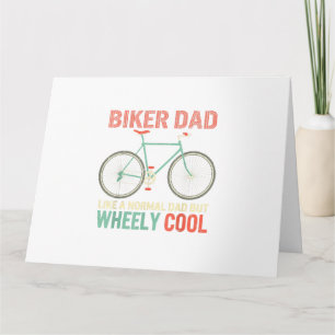 Cartão Sou o Papai Ciclista Dia dos Pais Resfriador sobre