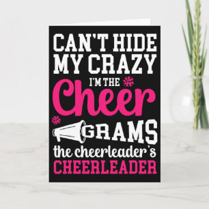 Cartão Sou Os Cheer Grams Da Vovó De Uma Grama De Cheerle