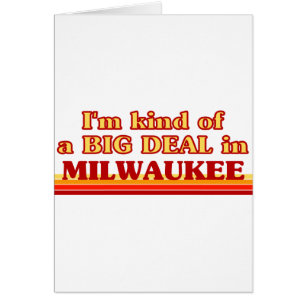 Cartão Sou um tipo de grande acordo em Milwaukee