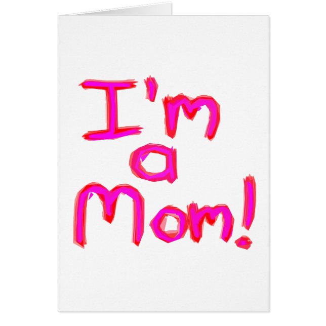 CARTÃO SOU UMA MÃE! (Frente)