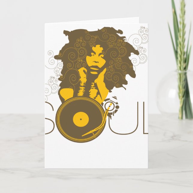 Cartão Soul Music Greeting Card (Frente)