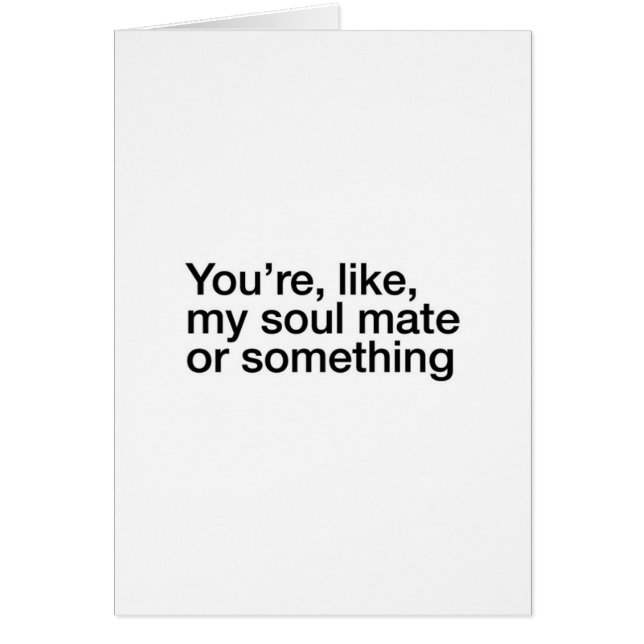 Cartão Soulmate (Frente)