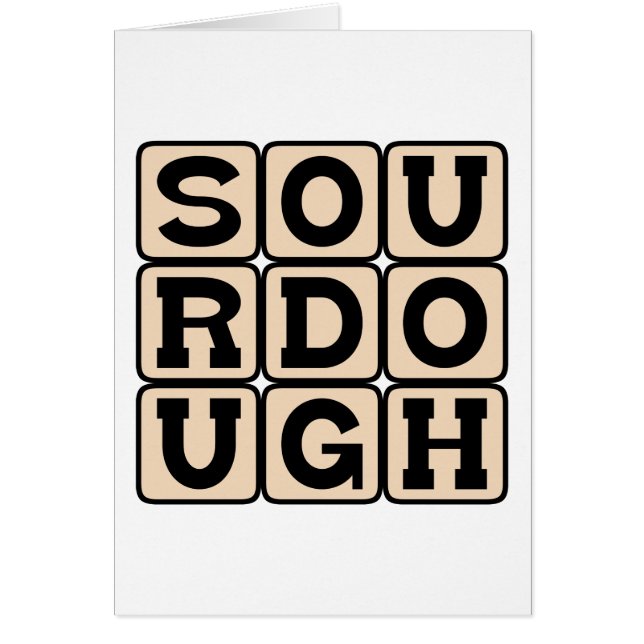 Cartão Sourdough, São Francisco Bread (Frente)