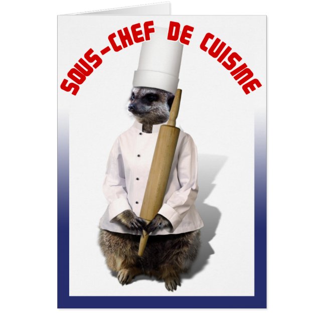 CARTÃO SOUS - CHEF DE CUISINE (Frente)