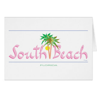 Cartão South Beach, FL