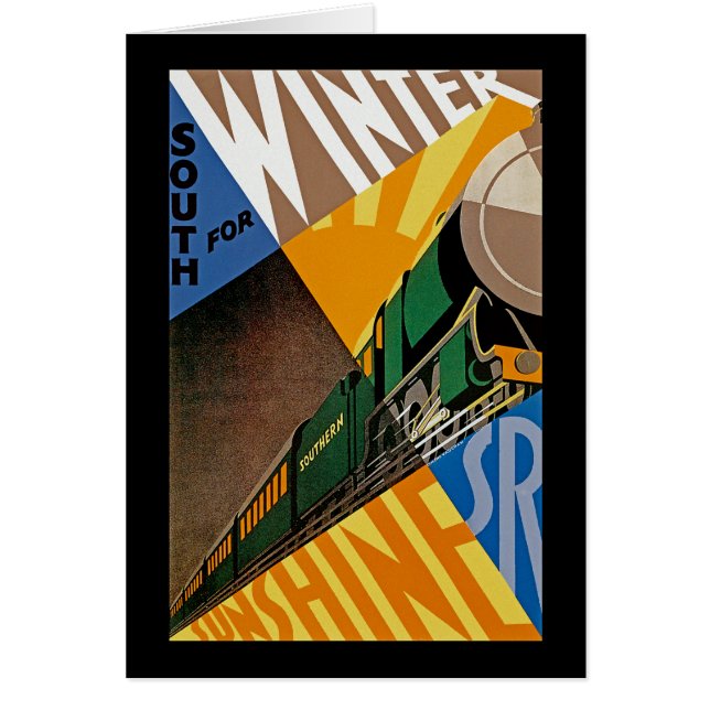 Cartão South For Winter Sunshine (Frente)