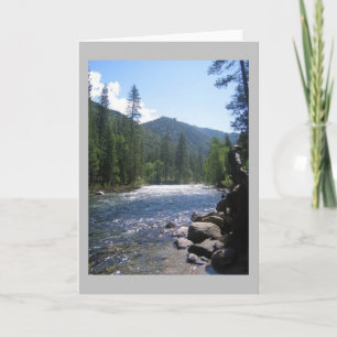 Cartão South Fork Kings River, King's Canyon, CA