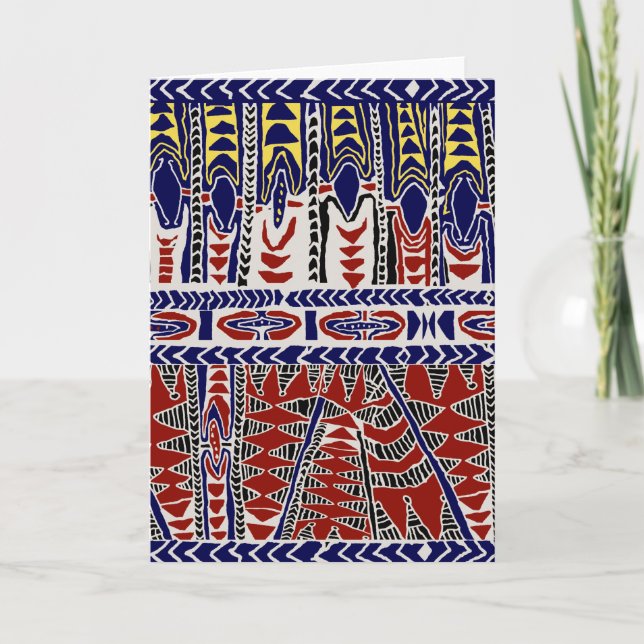 Cartão South Seas Samoa Batik (Frente)