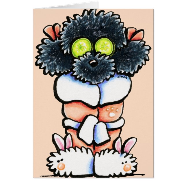 Cartão Spa Black Poodle (Frente)