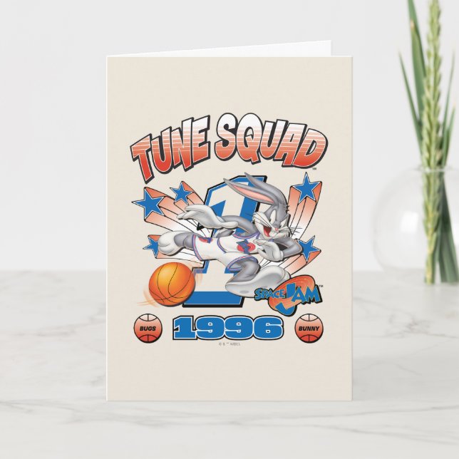 Cartão SPACE JAM™ BUGS BUNNY™ #1 Basketball Graphic (Frente)