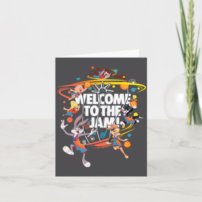 Cartão Space Jam Uma Nova Legado Bem-vindo ao Jam  (Frente)