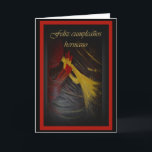 Cartão Spanish Birthday Card For Brother<br><div class="desc">May all you wishes come true.</div>