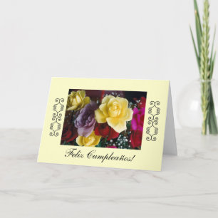 Cartão Spanish: Birthday/Cumpleaños