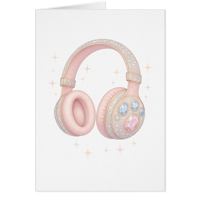 Cartão Sparkle Beats (Frente)
