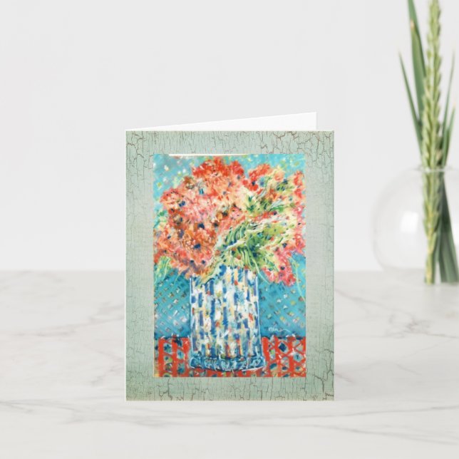 Cartão Sparkling Florals Note Cards (Frente)