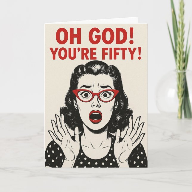 Cartão Special 50th Birthday card (Frente)