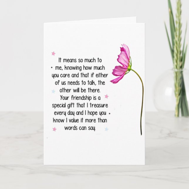 CARTÃO SPECIAL BIRTHDAY FOR A VERY *SPECIAL FRIEND* (Frente)