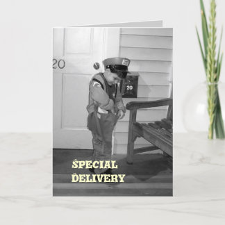 Cartão Special Delivery Greeting Card