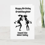CARTÃO SPECIAL *GRANDDAUGHTER* TURNS **16**<br><div class="desc">A NEW AND UNIQUE WAY TO SAY HAPPY BIRTHDAY TO A "FAV GRANDDAUGHTER TURNING 16th" ON HER BIRTHDAY AND THANKS FOR STOPPING BY ONE OF MY EIGHT STORES. *YOU CAN CHANGE THE AGE AND THE VERSE ON ALL OF MY CARDS*</div>