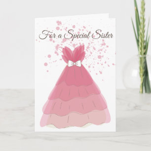 Cartão Special Sister Birthday Card