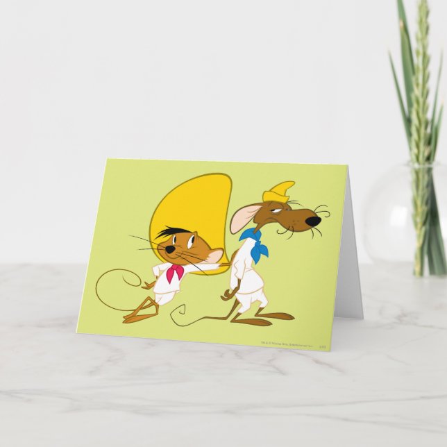 Cartão SPEEDY GONZALES™ e Preguiçoso (Frente)