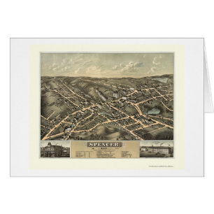Cartão Spencer, mapa panorâmico das MÃES - 1877