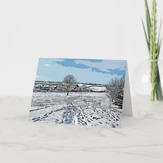 Cartão Spens Field, Harthill com Woodall. (Frente)