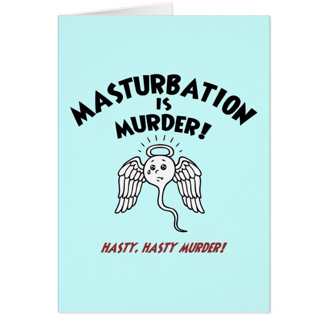 Cartão Spermicide! Em flagrante! (Frente)