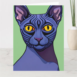 Cartão Sphynx Cat