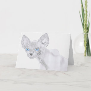 Cartão Sphynx Cat Greeting Card