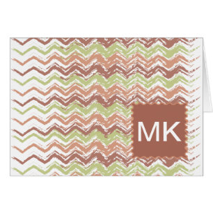 Cartão Spice Scribble Chevron ZigZag