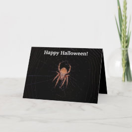 Cartão Spider Halloween Card