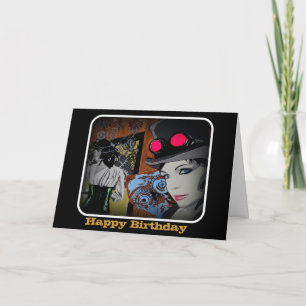 Cartão 'Spider in the Gear' Birthday Card