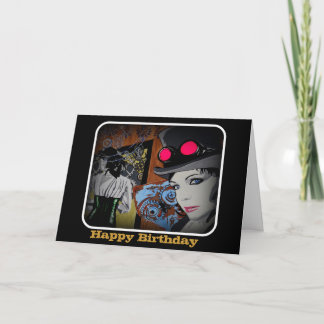 Cartão 'Spider in the Gear' Birthday Card
