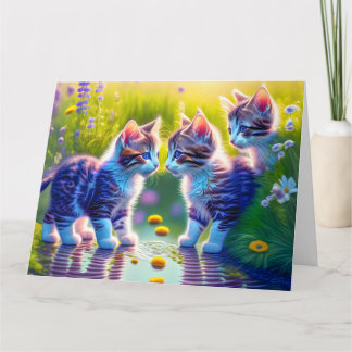 Cartão Spielende Katzenkinder