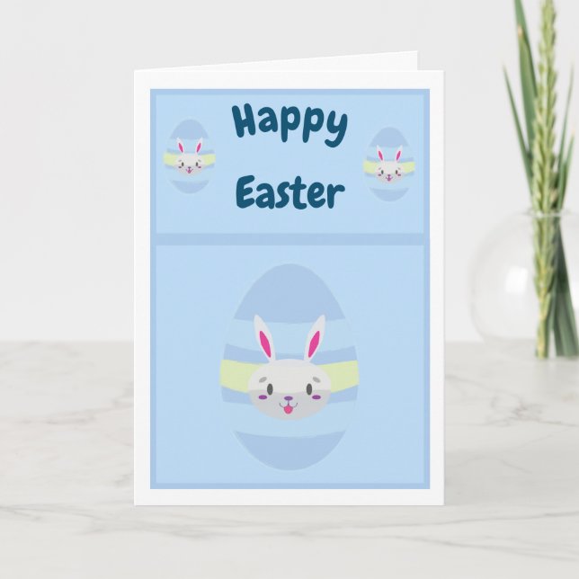 Cartão Spike e Amigos Coelhinho da Páscoa! (Frente)