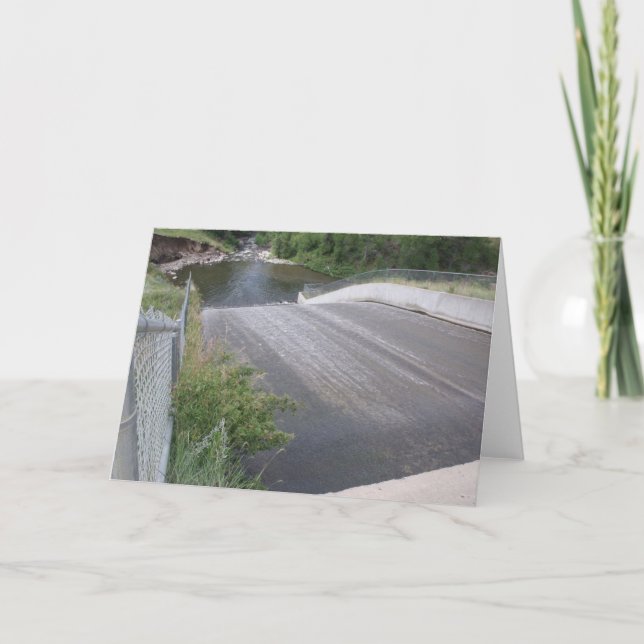 Cartão Spillway Havre, Montana (Frente)