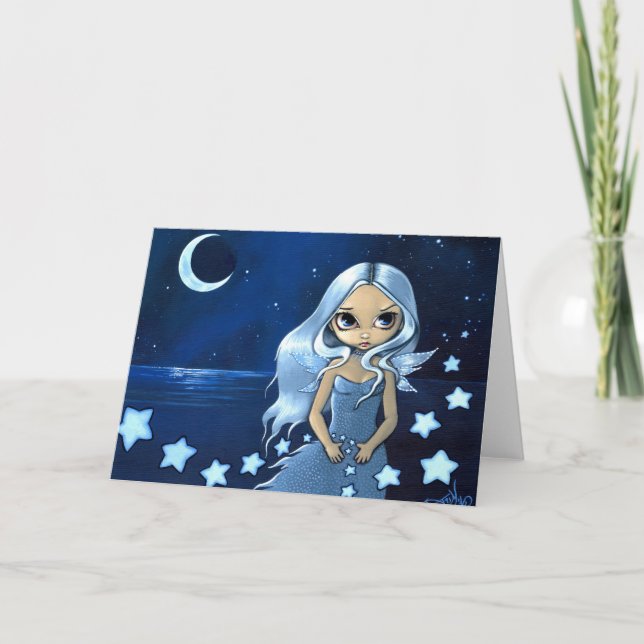 Cartão "Spinner of Stars" Greeting Card (Frente)
