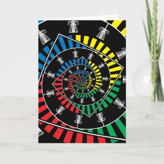 Cartão Spinning Disc Golf Baskets
