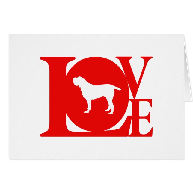 Cartão Spinone Italiano (Frente Horizontal)