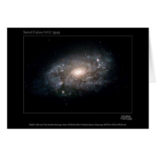 Cartão SpiralGalaxy-NGC3949-2004-25 (Frente Horizontal)